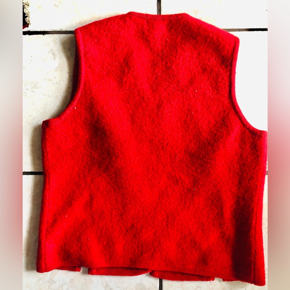 Pendleton Vibrant Red Wool Knit - Picture 4 of 4